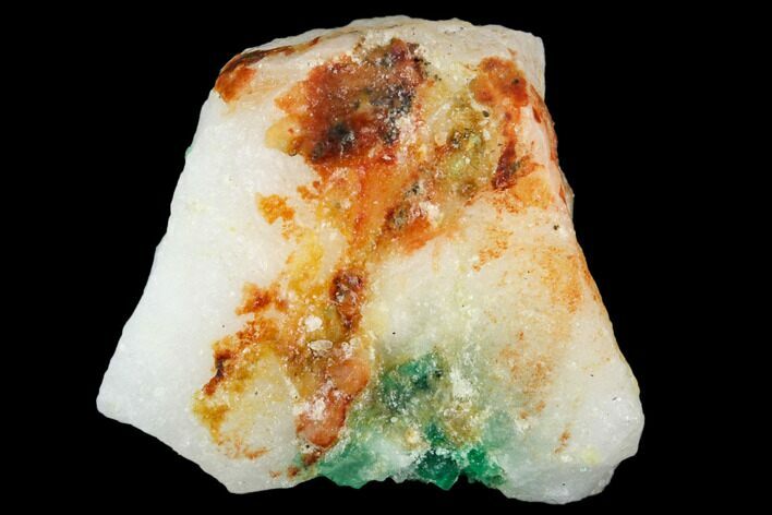 Beryl (Var Emerald) in Calcite - Khaltoru Mine, Pakistan #112061